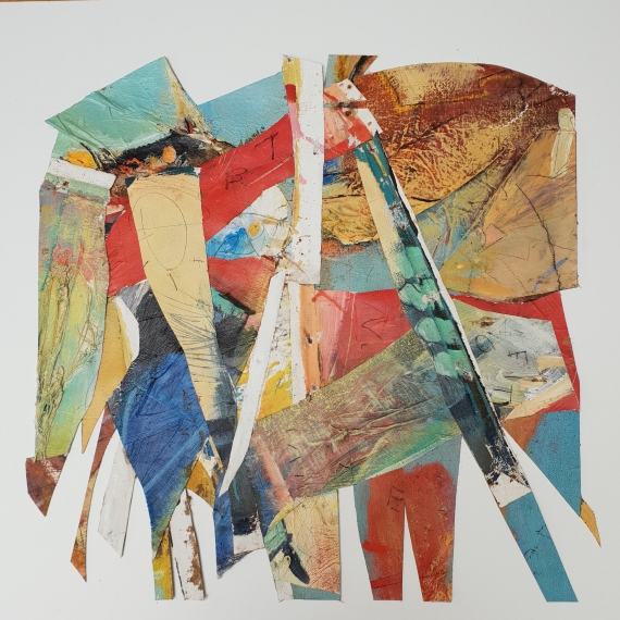 collage  painting - Paul Van Impe